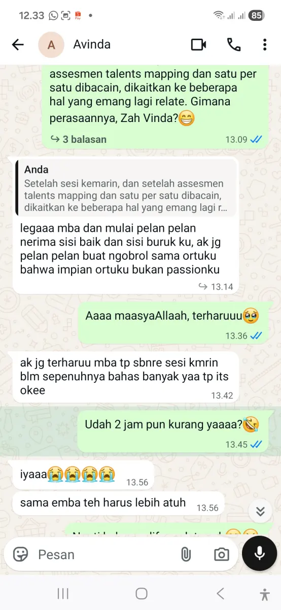 Testimoni Avinda